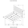 CoasterEssence 300525KE Devon - Upholstered Eastern King Panel Bed - Beige