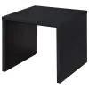 Coaster Fine Furniture 706227 Knapp - Engineered Wood Square Side End Table - Black