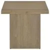 Coaster Fine Furniture 710917 Devar - Square Engineered Wood Side End Table - Latte