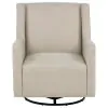 Coaster Fine Furniture 903930 Sorrel - Fabric Upholstered Swivel Glider Arm Chair - Latte