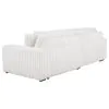 Coaster Fine Furniture 600535PB1 Jacana - LAF Power Sofa Chaise With 2 Piece Pillow, Box 1 of 2 - Ivory