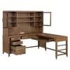 Liberty Furniture 936-HO-OLSD Shaker Lakes - Opt L Shaped Desk Set - Harvest Brown