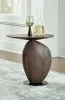 Ashley Furniture A4000612 Cormmet - Accent Table - Brown / Black
