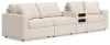 Ashley Furniture 92103S28 Ashley Furniture 92103S28 Modmax - 4-Piece Sectional With Audio System Console - Oyster