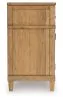 Ashley Furniture W655-68 Sharlance - XL TV Stand With Fireplace Option - Light Brown