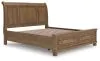 Ashley Furniture PCB779B9 Feddinger - California King Storage Sleigh Bed - Medium Brown