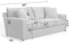 Jackson Furniture Industries 228803-1703/16-1682/16 Jackson Furniture Industries 228803-1703/16-1682/16 Lindsey - Sofa - Cotton