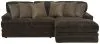 Jackson Furniture Industries 4376/76/46-49 Jackson Furniture Industries 4376/76/46-49 Mammoth - 2 Piece Sofa Chaise With RSF Chaise - Chocolate
