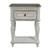 Liberty Furniture 244-BR63 Magnolia Manor - Leg Nightstand - Antique White