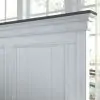 Liberty Furniture 417-BR15 Liberty Furniture 417-BR15 Allyson Park - King Panel Headboard - Wirebrushed White / Charcoal