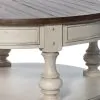 Liberty Furniture 498-OT1011 Morgan Creek - Round Cocktail Table - Antique White / Wirebrushed Tobacco Accents