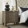 Liberty Furniture 615-BR62 Liberty Furniture 615-BR62 Americana Farmhouse - Bedside Chest With Charging Station - Dusty Taupe