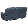 Coaster Fine Furniture 610272 Sloane - Upholstered Padded Arm Reclining Loveseat - Blue