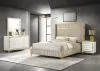 Coaster Fine Furniture 224731Q-S4 Lucia - 4 Piece Queen Bedroom Set - Beige And White
