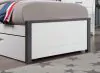 Furniture of America CM7467WH-T-BED Priam - Twin Bed - White / Gray