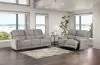 Furniture of America FM62001LG-SF-PM Morcote - Power Sofa - Light Gray