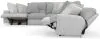 Jackson Furniture Industries 619/34/38/39/36/37-18 Jackson Furniture Industries 619/34/38/39/36/37-18 Abraxas - 6 Piece Upholstered Reclining Sectional With 2 Power Reclining Seats And Storage Console - Moonstruck