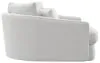 Jackson 71009-1400/21 Jackson 71009-1400/21 Matty - Round Accent Cuddle Chaise - White