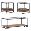 Liberty Furniture 817-OT-3PCS Bedford - 3 Piece Set - Weathered Oak