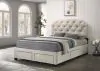 Coaster Fine Furniture 316011QB1 Marianna - Queen Headboard, Drawers & Slats, Box 1 of 2 - Cream