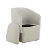 Liberty Furniture 738-ADC90-CL Accent Dining - Accent Storage Dining Chair With Casters - Cloud