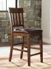 Ashley Furniture D594-124 Ralene - Upholstered Barstool (Set of 2) - Medium Brown