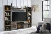 Ashley Furniture EW0200W6 Ashley Furniture EW0200W6 Derekson - 4-Piece Entertainment Center - Multi Gray