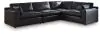 Ashley Furniture 30902S3 Ashley Furniture 30902S3 Emilia - 4-Piece Sectional - Black