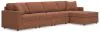 Ashley Furniture 92102S27 Ashley Furniture 92102S27 Modmax - 4-Piece Sectional With Raf Corner Chaise - Spice