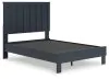 Ashley Furniture EB1528/231/245/156/112/292(2) Ashley Furniture EB1528/231/245/156/112/292(2) Simmenfort - 6 Pc. - Dresser, Chest, Full Platform Bed, 2 Nightstands - Navy Blue
