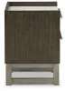 Ashley Furniture B786-92 Arkenton - Two Drawer Night Stand - Grayish Brown / White
