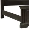 Pulaski Furniture P012-BR-K3 Pulaski Furniture P012-BR-K3 Caldwell - Traditional King Bed - Dark Wood