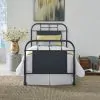 Liberty Furniture 179-BR11HFR-N Vintage Series - Twin Metal Bed - Navy