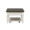 Liberty Furniture 417-OT1010 Allyson Park - Rectangular Cocktail Table - Wirebrushed White / Charcoal