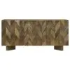 Coaster Fine Furniture 130515 Tyler - 3 Door Solid Wood Sideboard Buffet Cabinet - Mango Brown