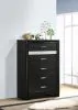 CoasterEveryday 206365 Miranda - 5-Drawer Bedroom Chest - Black