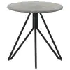 CoasterEveryday 736177 Hadi - Round Smart Top Side End Table - Cement
