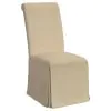 Coaster Fine Furniture 100747 Shawna - Upholstered Skirted Dining Chair (Set of 2) - Khaki