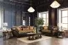 Furniture of America SM6417-SF Quirino - Sofa - Tan / Dark Brown