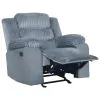 New Classic U1816-13-GRY New Classic U1816-13-GRY Willow - Glider Recliner - Gray