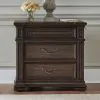 Liberty Furniture 765-BR61 Provence Park - Nightstand With Charging Station - Chateau Brown