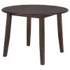 Coaster Fine Furniture 150340 Barton - 5 Piece Round Wood Dining Table Set - Dark Brown