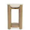 Riverside Furniture 10912 Riverside Furniture 10912 Sanibel - Chairside Table - Pale Oak