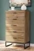 Ashley Furniture EB1866-245 Deanlow - Five Drawer Chest - Honey