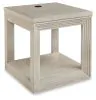 Ashley Furniture T791-2 Marxhart - Square End Table - Bisque