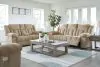 Ashley Furniture 69305/15/18/82 Ashley Furniture 69305/15/18/82 Tip-Off - 3 Pc. - Power Reclining Sofa, Power Reclining Loveseat, Power Recliner - Wheat