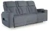 Ashley Furniture PC4980215 Studio Cave - Power Reclining Sofa - Steel