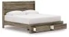 Ashley Furniture PCB2005B7 Ashley Furniture PCB2005B7 Elbrim - King Panel Storage Bed - Brown