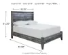 Ashley Furniture B221B21 Ashley Furniture B221B21 Baystorm - Full Panel Bed - Gray