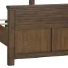 Samuel Lawrence Furniture S918-YBR-K11 Cambridge - Full Panel Bed with Trundle - Brown